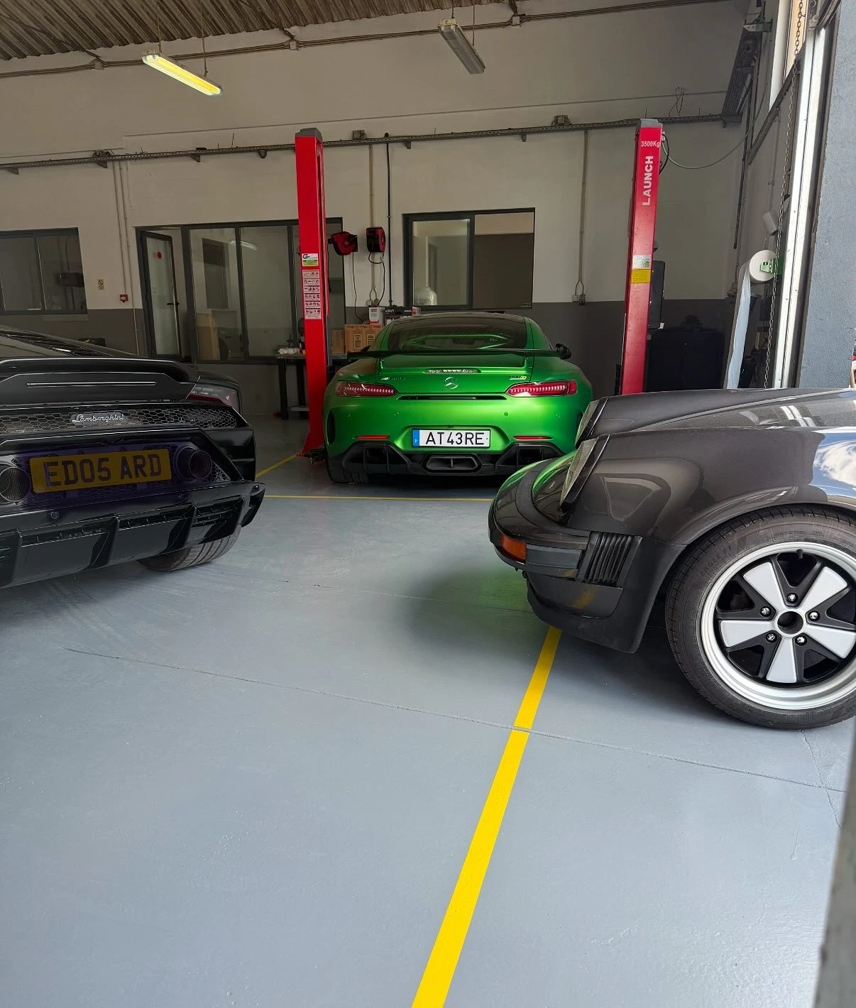 Lamborghini na oficina